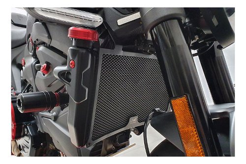 CNC Racing Radiator guard, black - Ducati Monster 937