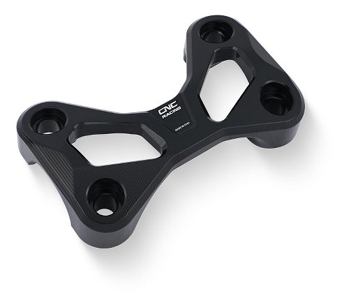 CNC Racing Obere Lenkerklemme, schwarz - Aprilia Tuono