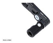CNC Racing Folding peg rear brake lever, M6, SPORT, black -