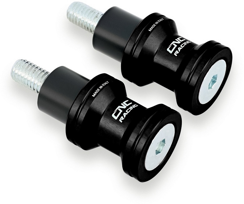 CNC Racing Eingriffsrollen für Montageständer, M8, schwarz  