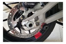 CNC Racing Swingarm spools, M8, red - Ducati Multistrada