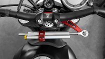 CNC Racing Supporto Ammortizzatore di Sterzo, rosso - Ducati