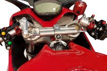 CNC Racing Supporto Ammortizzatore di Sterzo, rosso - Ducati