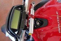 CNC Racing Steering damper kit, for handlebar bracket, red -