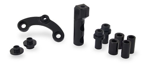 CNC Racing Steering damper kit, black - Ducati Hypermotard