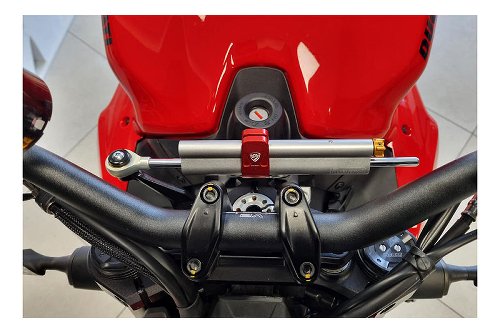 CNC Racing Steering damper kit, black - Ducati Streetfighter