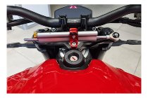 CNC Racing Supporto ammortizzatore di sterzo, nero - Ducati