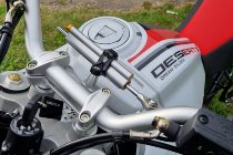 CNC Racing Steering damper kit, silver - Ducati DesertX