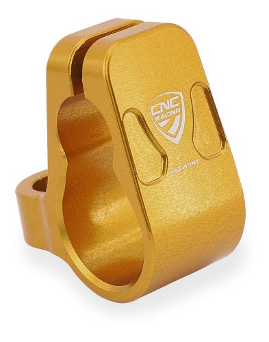 CNC Racing Vertical Clamp for Steering damper Ohlins, gold -