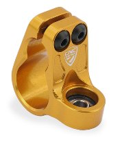 CNC Racing Vertical Clamp for Steering damper Ohlins, gold -