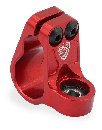 CNC Racing Vertical Clamp for Steering damper Ohlins, red -