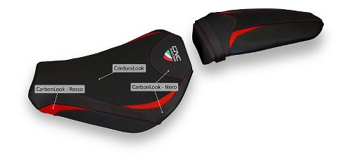 CNC Racing Rivestimento sella-Set, nero-rosso - MV Agusta F3