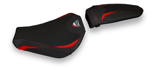 CNC Racing Seat cover-Set, black-red - MV Agusta F3