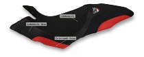 CNC Racing Sitzbankbezug, schwarz-rot - MV Agusta Dragster