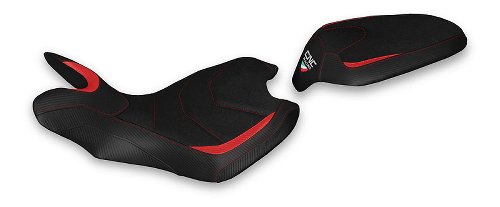 CNC Racing Rivestimento sella, nero-rosso - MV Agusta