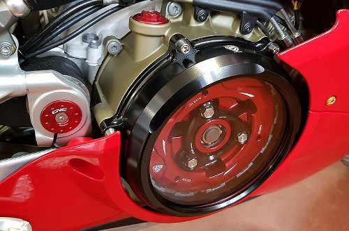 CNC Racing Pressure plate oil bath clutch, red - Ducati