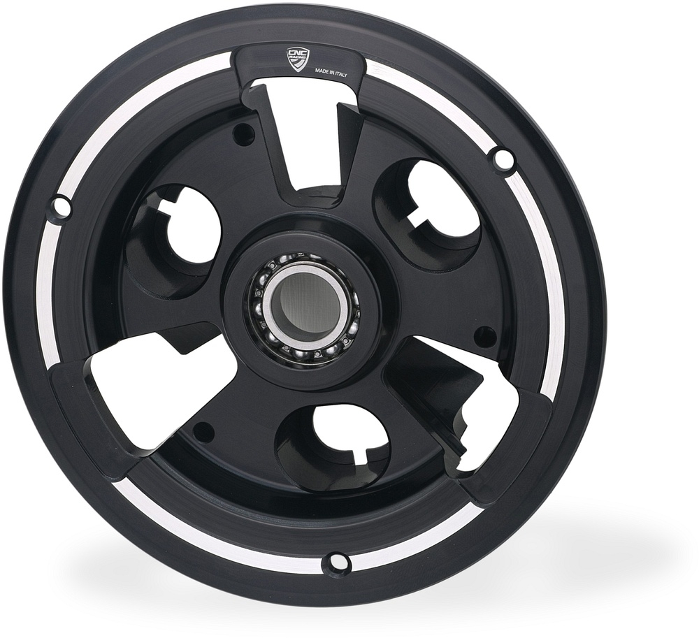 CNC Racing clutch pressure plate, BICOLOR, black-silver for Spare