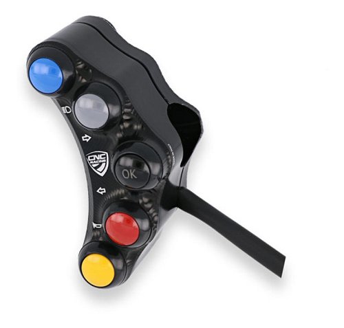 CNC Racing Left handlebar switch, Street use, black - MV