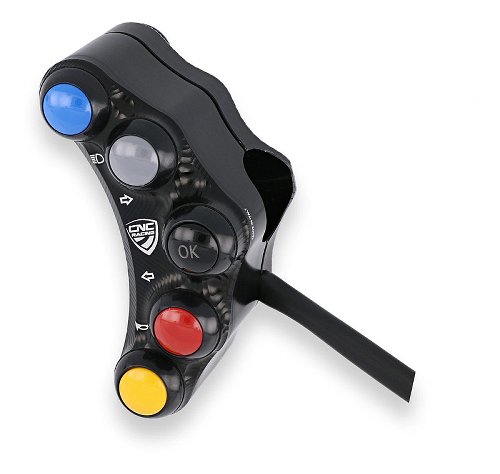 CNC Racing Left handlebar switch, Street use, black - MV