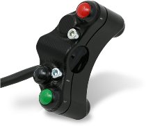 CNC Racing Left handlebar switch, Street use, black - MV