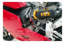 CNC Racing Frame crash protections, black - Ducati Panigale