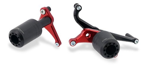 CNC Racing Tamponi protezione telaio, rosso - Ducati