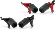 CNC Racing Frame crash protectors, black - Ducati Panigale