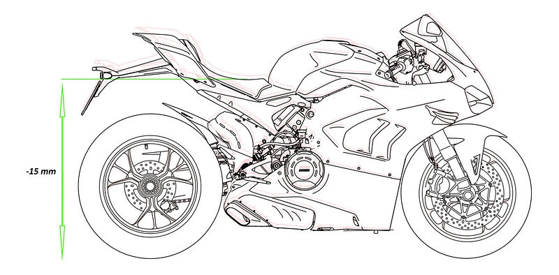 ducati panigale v4 drawing