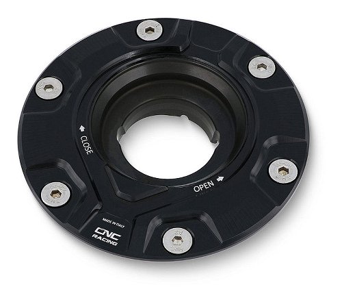 CNC Racing Fuel tank cap flange, GEAR, 6 screws, CENTER,