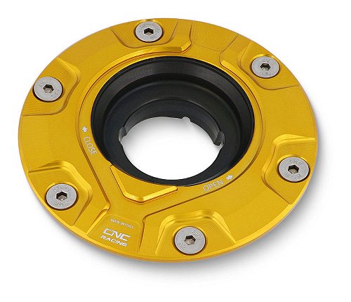 CNC Racing Fuel tank cap flange, GEAR, 6 screws, CENTER,