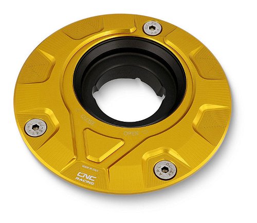 CNC Racing Fuel tank cap flange, GEAR, 3 screws, shifted,