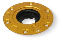 CNC Racing Fuel tank cap - flange GEAR, gold - Ducati