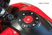 CNC Racing Fuel tank cap - flange GEAR, red - Ducati