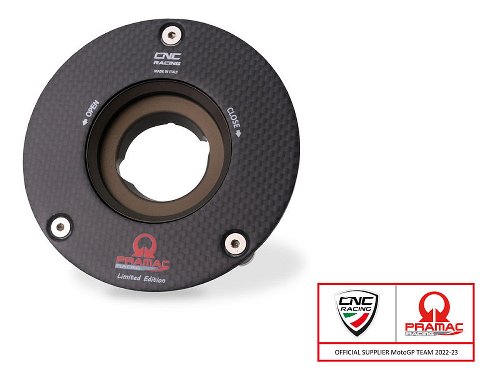 CNC Racing Tappo serbatoio carburante flangia, PRAMAC,