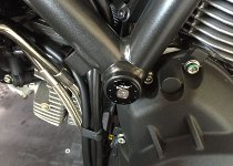 CNC Racing Ducati Rahmenschützer-Set Scrambler Schwarz