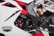 CNC Racing Rahmenstopfen-Set, schwarz - MV Agusta F4 1000 RC