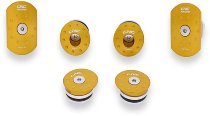 CNC Racing Frame cap set, gold - MV Agusta F4 1000 RC / RR