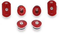 CNC Racing Frame cap set, red - MV Agusta F4 1000 RC / RR