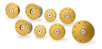 CNC Racing frame plugs, gold - Ducati Monster 937