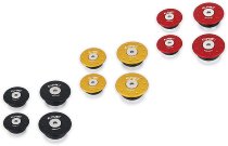 CNC Racing Frame caps kit, 4 pcs., gold - Ducati DesertX 937