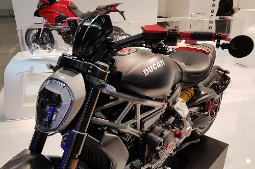 CNC Racing Cupolino, nero-argento - Ducati XDiavel