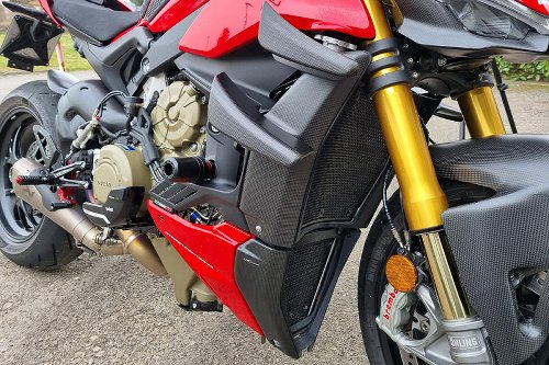 CNC Racing Wings kit, matt Carbon - Ducati Streetfighter V2