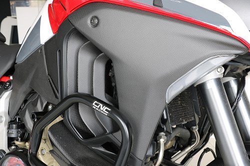 CNC Racing Radiator side covers, matt carbon - Ducati