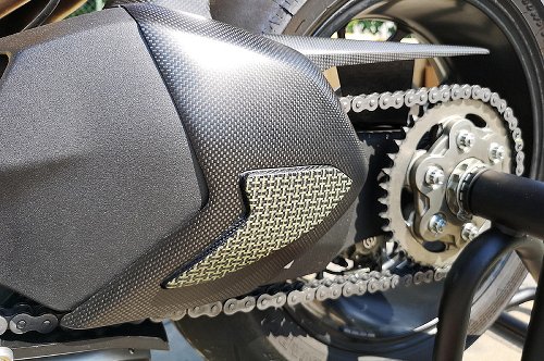 CNC Racing Cover forcellone, Carbonio/Kevlar opaco - Ducati