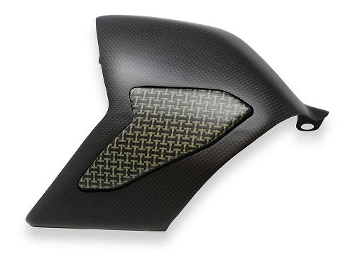 CNC Racing Swingarm cover, matt Carbon / Kevlar - Ducati