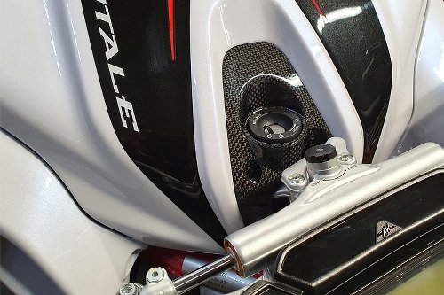 CNC Racing Cover commutatore a chiave, carbonio lucido - MV