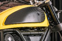 CNC Racing Side cover fuel tank, matt carbon - Ducati