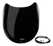 MRA Fairing screen, original shape, black, with homologation