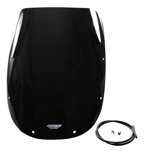 MRA windshield original shape O, black - Kawasaki ZX 10