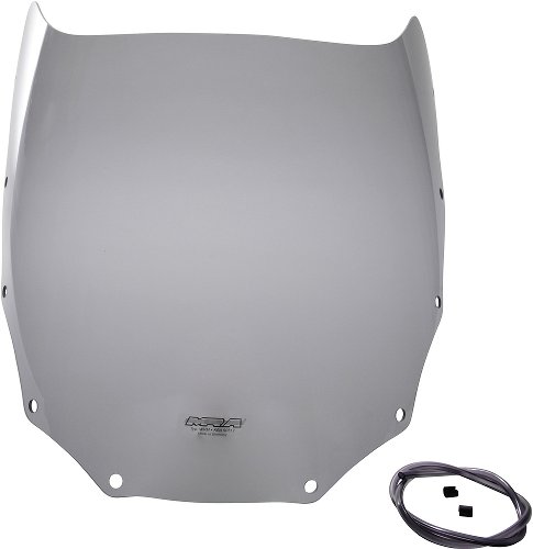 MRA windscreen original shape O, smoke grey - Kawasaki ZXR